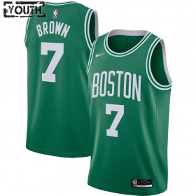Maillot NBA Boston Celtics Jaylen Brown 7 2020-21 Nike Icon Edition Swingman - Enfant